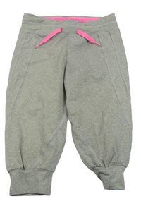 Šedé sportovní crop tepláky H&M