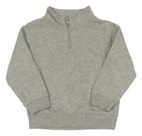 Šedá melírovaná mikina Primark