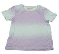 Fialovo-světlemodré tričko Primark
