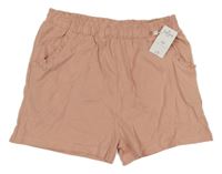 Nové - světlerůžové kraťasy s kapsami Nutmeg