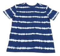 Nové - tmavomodro-bílé pruhované tričko Next