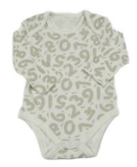 Bílo-šedé body s číslicemi