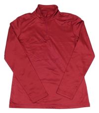 Malinová sportovní funkční mikina Crivit