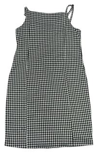 Černo-bílé vzorované šaty Primark