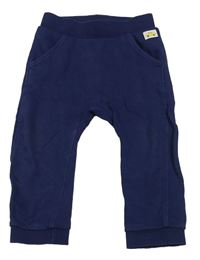 Tmavomodré baggy tepláky H&M