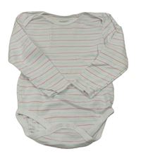Bílo-modro-růžové pruhované body Lupilu