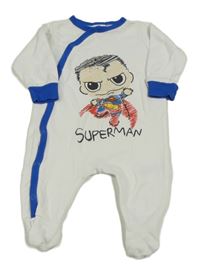 Bílo-modrý overal se Supermanem H&M
