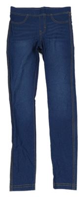 Tmavomodré tregíny rifllového vzhledu H&M