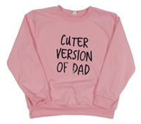 Růžová mikina s nápisem Shein