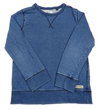 Tmavomodrá riflová mikina Next