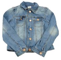 Světlemodrá riflová crop bunda F&F