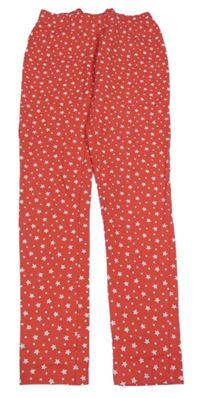 Korálovo-bílé tregíny s hvězdami Pepperts