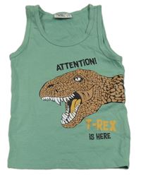 Zelené tílko s dinem 