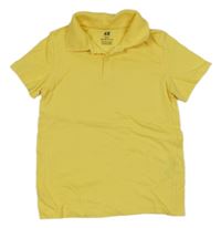 Žluté polo tričko H&M