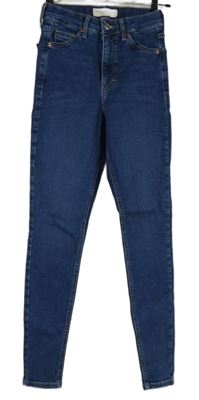 Dámské modré skinny rifle Topshop 