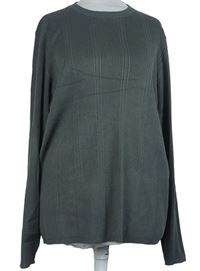 Dámský šedý žebrovaný svetr M&S