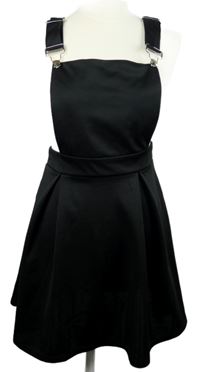 Dámské černé laclové šaty 