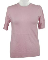 Dámské světlerůžové pletené tričko TU 