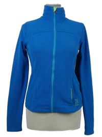 Dámská modrá fleecová funkční propínací mikina 
