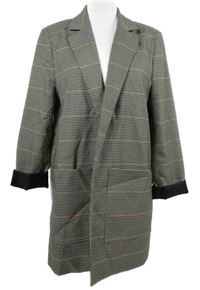 Dámský černo-barevný kostkovaný kabátový cardigán Cotton:on 