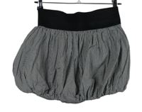 Dámská černo-bílá kostičkovaná balonová sukně 