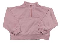 Světlerůžová oversize mikina Primark