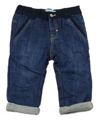 Tmavomodré podšité rifle Obaibi