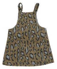 Béžové vlněné šaty s flíčky Next