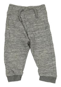 Světlešedé melírované tepláky Tu