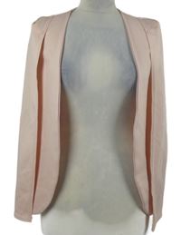 Dámský světlerůžový sakový cardigán PrettyLittle Thing vel. 32