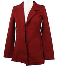 Dámský karmínový sakový cardigán Shein