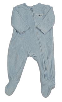 Světlemodrý sametový overal s koalou Primark