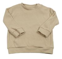 Béžová žebrovaná mikina zn. F&F