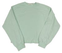 Mátová crop lehká mikina H&M