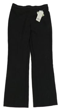 Nové - Černé společenské kalhoty George