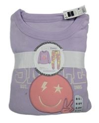 Nové - Lila fleecové pyžamo s nápisem Dunnes