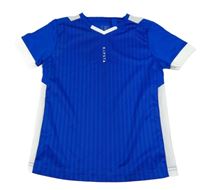 Modro-bílé sportovní tričko Kipsta