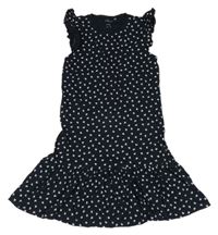 Tmavomodré bavlněné šaty s mušlemi Name it