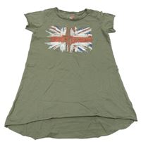 Khaki tunika s vlajkou Alive 