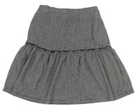 Černo-bílá kostkovaná sukně Primark