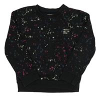Černo-barevná vzorovaná mikina Primark