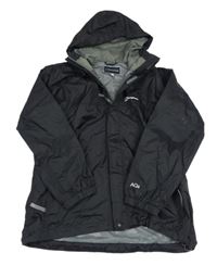 Černá šusťáková funkční jarní bunda s kapucí Berghaus 