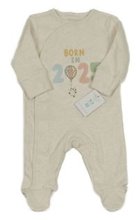 Nové - Smetanový overal s nápisem Primark 