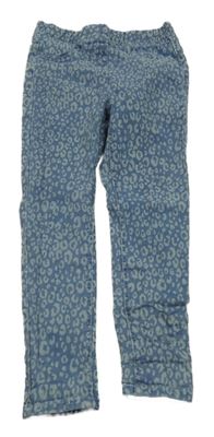 Modré vzorované džegíny Nutmeg 