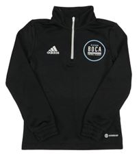 Černá funkční fotbalová mikina se znakem Adidas