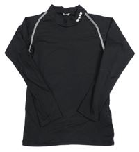 Černé funkční triko s logem KIPSTA