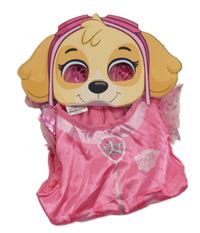 Nové - 2Set - Růžové baletní šaty s volánky + maska - PAW PATROL - Skye nickelodeon