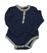 Tmavomodro-šedé melírované body Seven for all mankind