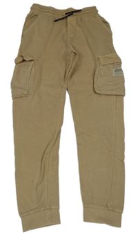 Béžové cargo tepláky s nášivkou George