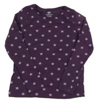 Lilkové triko s hvězdičkami H&M